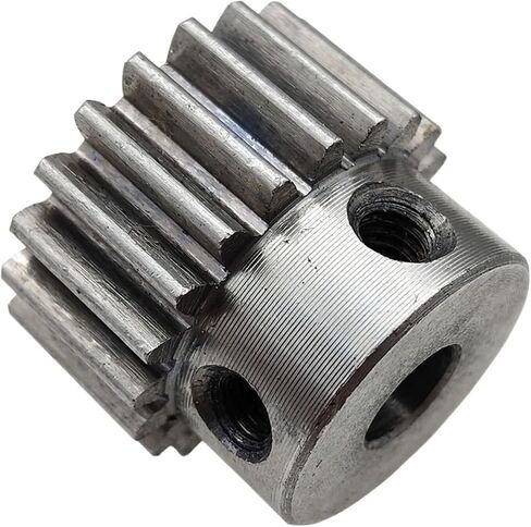 Pinion Hardware for Mechanical Rotation Metal Iron Gear Wheel with 1 Modulus 20 Teeth The Diameter of Inner Hole 6MM 7MM 8MM 10MM 12MM Gear(7mm) in Saudi Arabia