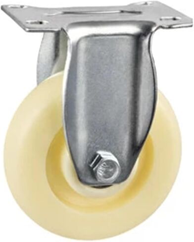 1 Piece 2.5 inch/3 inch/4 inch/5 inch Medium Nylon Caster Industrial Flat car Swivel Wheel with Brake Nylon Caster(Directional,5 Inch) in Kuwait