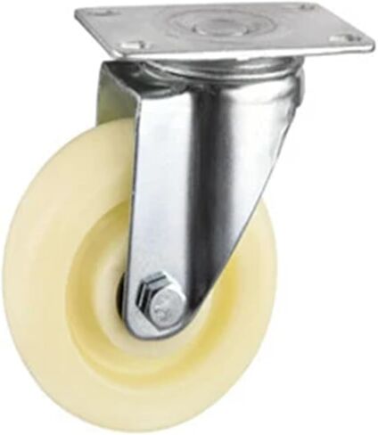 1 Piece 2.5 inch/3 inch/4 inch/5 inch Medium Nylon Caster Industrial Flat car Swivel Wheel with Brake Nylon Caster(Directional,5 Inch) in Kuwait