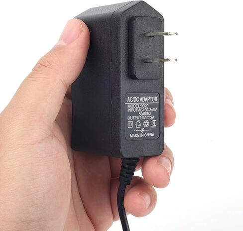 Power Supply Compatible with Korg, DC 9V Power Cord 2A Adapter Cord Charger Replacement for Korg Volca Bass FM Beats Keys Synthesizer Kick Accessories, US Plug (6ft) in Saudi Arabia
