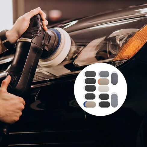 3 Inch Sanding Discs, 60 Pcs Wet Dry Sandpaper Pads 60/80/100/150/320/600/1000/1200/2500/4000/7000/10000 Grit for Wood Metal Jewelry Car Polishing in Saudi Arabia