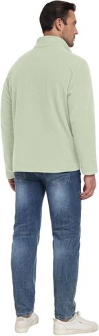 USA FLAG GRAPHIC SWESTSHERT للرجال ، وطني أمريكي 1/4 بسحاب طويل الأكمام مع جيب الكتف in Kuwait