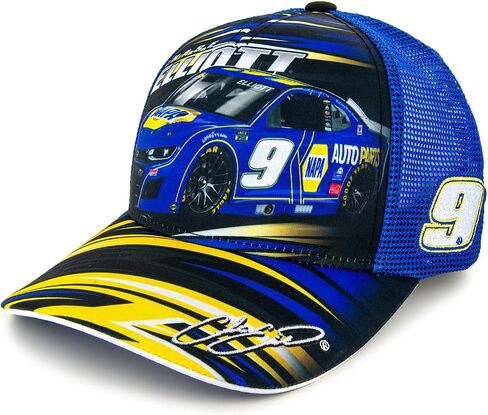 Chase Elliott 2025 NAPA Sublimated Car Mesh Hat Blue in Saudi Arabia