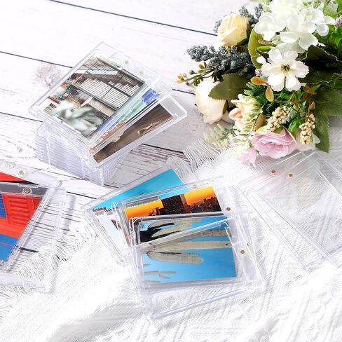 200ct Magnetic Card Holder 35pt Hard Plastic Trading Card Protectors One Touch U-V Protection Magnetic Display Case for Baseball Sports in Saudi Arabia