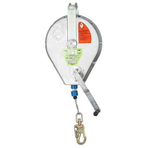 Peakworks Fall Protection Leading Edge Self Retracting Device (SRD) - 6 ft Single Leg Web with Snap Hook - Certified ANSI Z359.14-2021 SRL-P Class 2 (Available in Multiple Lengths & Styles) in Saudi Arabia