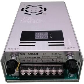 500 واط ، مزود طاقة التبديل القابل للتعديل مع مزود طاقة العرض الرقمي لـ DC 0-12V 24V 36V48V 60V 80V 110V 220V (0-24V 20A) in Kuwait