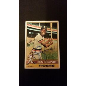 Ben Oglivie Tigers 1976 Topps #659 Sox Authentic Signed Autograph FB15 - Autographed Baseball Cards in Saudi Arabia