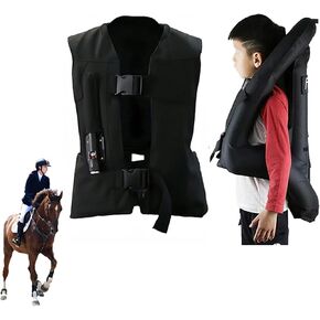 Eevan Adults Horse Riding Airbag Vest, Adjustable Equestrian Training Professional Shock Absorption Protective Equipment in Saudi Arabia