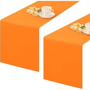 2 Pack Black Small Short Table Runner 12 x 36 Inch Solid Color Runners Coffee Table Dresser for Daily Party Home Decoration in Saudi Arabia