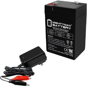 Mighty Max Battery 6V 4.5AH استبدال البطارية لشاحن UB645 + 6V in Kuwait