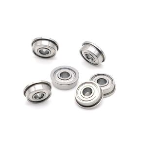 FR166ZZ 4.7625 * 9.525 * 3.175mm Inch Flanged FR166 Z ZZ Ball Bearings 10Pcs in Kuwait