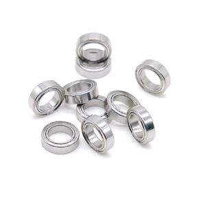 R168Z R168-2ZZ Deep Groove Ball Bearings 6.35 X 9.525 X 3.175mm 1/4 X 3/8 X 1/8 Inch 5Pcs in Kuwait