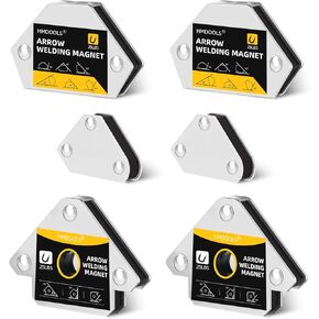 مغناطيس لحام مجموعة صغيرة ، 6 قطع من اللحام المغناطيسي وحامل المشابك 25 رطل و 10 رطل ، سهم 2pcs ، 2pcs سداسي ، 2pcs mini ، ملحقات وأدوات اللحام بالطاقة ، اللحام للسيارة in Kuwait