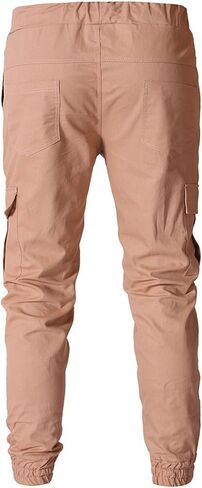 JiXiang Sweatpants for Men Casual Joggers Drawstring Chino Athletic Trousers Hiking Outdoor Twill Track Jogging Sweatpants in Saudi Arabia