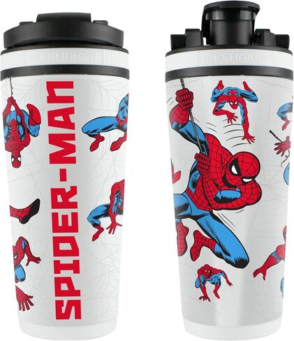 Wincraft 26oz 4d مقاوم للصدأ شاكر Marvel Spider-Man أبيض يطرح in Saudi Arabia