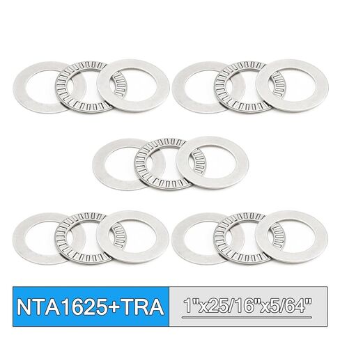 NTA1625 + 2TRA Inch Thrust Needle Roller Bearing with Two TRA1625 Washers 25.4 * 39.675 * 1.984 mm (5 Pcs) TC1625 NTA 1625 in Kuwait
