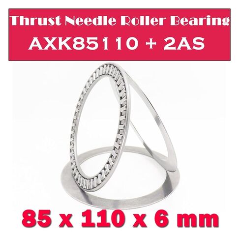 AXK85110 + 2AS محمل أسطوانة الإبرة مع اثنين من غسالات AS85110 85 * 110 * 6 مم (1 PC) AXK85110 889117 NTB85110 in Kuwait