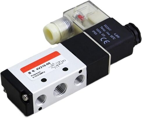 صمام الملف اللولبي ثلاثي الاتجاهين N3V210-08-NC-NO مفتوح عادةً صمام عكس AC220V مغلق عادة DC24V (3V210-08-NC DC12V) in Kuwait