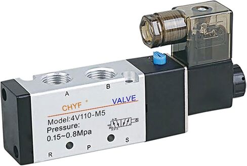 صمام الملف اللولبي ثلاثي الاتجاهين N3V210-08-NC-NO مفتوح عادةً صمام عكس AC220V مغلق عادة DC24V (3V210-08-NC DC12V) in Kuwait