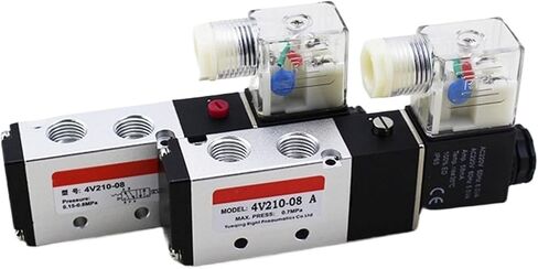 صمام الملف اللولبي ثلاثي الاتجاهين N3V210-08-NC-NO مفتوح عادةً صمام عكس AC220V مغلق عادة DC24V (3V210-08-NC DC12V) in Kuwait