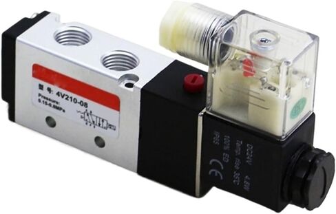 صمام الملف اللولبي ثلاثي الاتجاهين N3V210-08-NC-NO مفتوح عادةً صمام عكس AC220V مغلق عادة DC24V (3V210-08-NC DC12V) in Kuwait