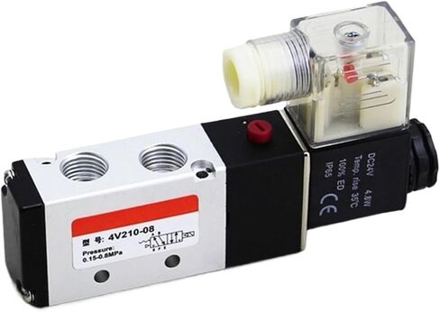 صمام الملف اللولبي ثلاثي الاتجاهين N3V210-08-NC-NO مفتوح عادةً صمام عكس AC220V مغلق عادة DC24V (3V210-08-NC DC12V) in Kuwait