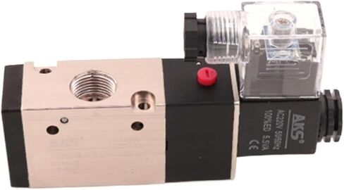 Pneumatic Electric Solenoid Valve 3V310-08/10 3 Way 2 Position Gas Control Air Magnetic Valve DC/AC Coil Volt Hose Fittings(3V310-10,DC12V) in Saudi Arabia
