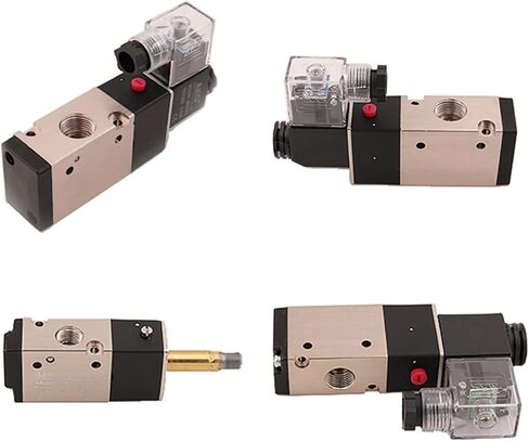Pneumatic Electric Solenoid Valve 3V310-08/10 3 Way 2 Position Gas Control Air Magnetic Valve DC/AC Coil Volt Hose Fittings(3V310-10,DC12V) in Saudi Arabia