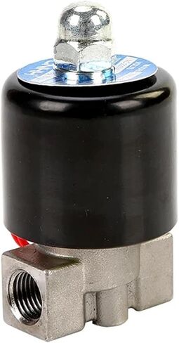 1/8 "1/4" صمام الملف اللولبي المقاوم للصدأ DN8 مغلق/مفتوح الصمام الملف اللولبي الفولاذ المقاوم للصدأ 110V 220V 12V 24V (G-230VAC مغلق بشكل طبيعي ، 0.25 بوصة) in Kuwait