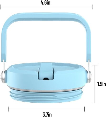 غطاء بديل مع قش فليب ومقبض أعلى ، يناسب Cafezi 30oz/40oz/50oz/64 أوقية. in Kuwait
