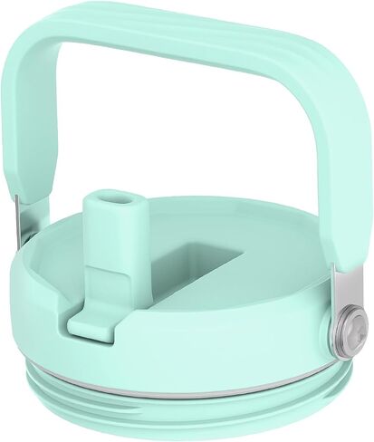 غطاء بديل مع قش فليب ومقبض أعلى ، يناسب Cafezi 30oz/40oz/50oz/64 أوقية. in Kuwait