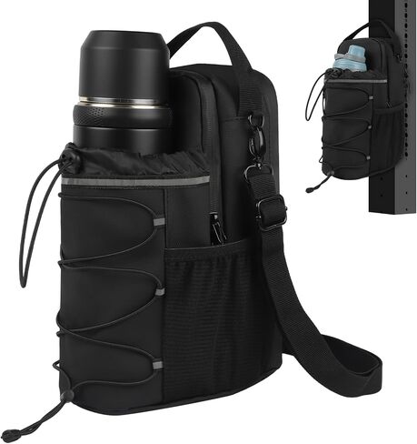 Magnetic Gym Bag for Men and Women,Small Gym Bag, Magnetic Gym Water Bottle Bag with 4 Strong Magnets | Crossbody Bag Bottle Holder, Water Bottle Carrier Bag Fit 64 oz, for Fitness, Gym, Sports in Saudi Arabia