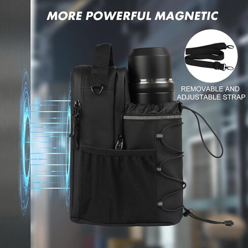 Magnetic Gym Bag for Men and Women,Small Gym Bag, Magnetic Gym Water Bottle Bag with 4 Strong Magnets | Crossbody Bag Bottle Holder, Water Bottle Carrier Bag Fit 64 oz, for Fitness, Gym, Sports in Saudi Arabia