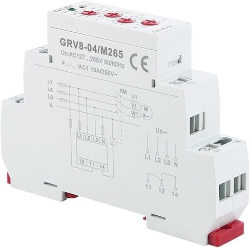 GRV8-04 05 06 07 08 Three Phase Voltage Control Relay Phase Sequence Phase Failure Over Voltage Undervoltage Protection(M265 3phase4wire,GRV8-05D) in Saudi Arabia