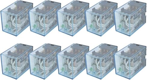 10pcs Relay My4nj AC 12V 24V 36V 48V 110V 220V 380V Small Relay 5A 14Pin Coil in Saudi Arabia