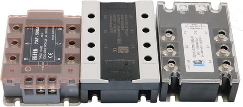 3 Phase SSR 10DA 25DA 40DA 3-32V DC Control 24-480V AC Three Phase Solid State Relay DC-AC 3-Phase SSR 10A 25A 40A(DC-AC 25A,Black) in Saudi Arabia