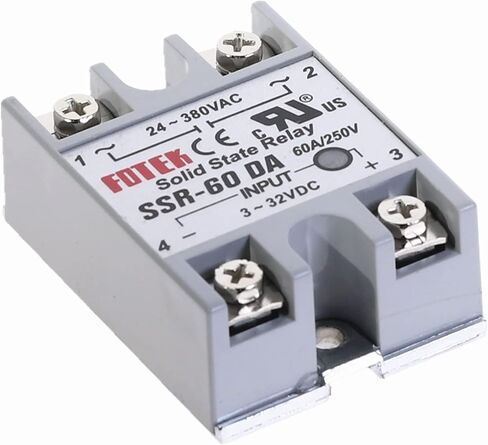 2PCS SSR-60DA 60A وحدة ترحيل الحالة الصلبة 3-32V الإدخال 24-380VAC in Saudi Arabia