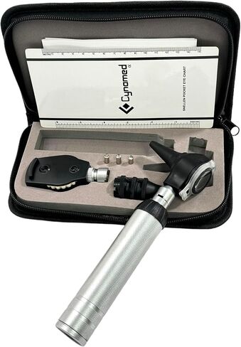 Cynamed Otoscope Set -3.2V أبيض LED منظار مجموعة مع إكسسوارات - الأداة المثالية للممرضات (حالة جلدية السوستة) in Saudi Arabia