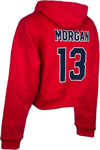 Icon Sports Official Alex Morgan Girls' U.S. Soccer Cropped Hoodie, Youth Sizes Long-Sleeve Fleece Sweatshirt with Hood in Saudi Arabia