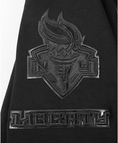 Big Boys WNBA Classic Triple Black Fleece Full Zip Hoodie in Saudi Arabia