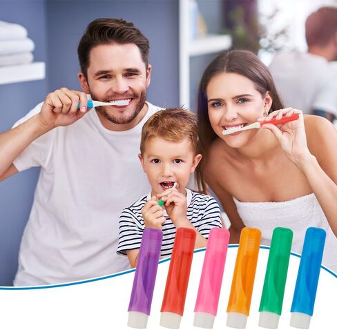 فرشاة أسنان السفر 6pcs مجموعة فرشاة أسنان السفر Mini أسنان أسنان الرحلات المحمولة حجم فرشاة الأسنان طي فرشاة أسنان السفر مع حالة فرشاة أسنان صغيرة ملفوفة بشكل فردي للتخييم في المنزل in Kuwait