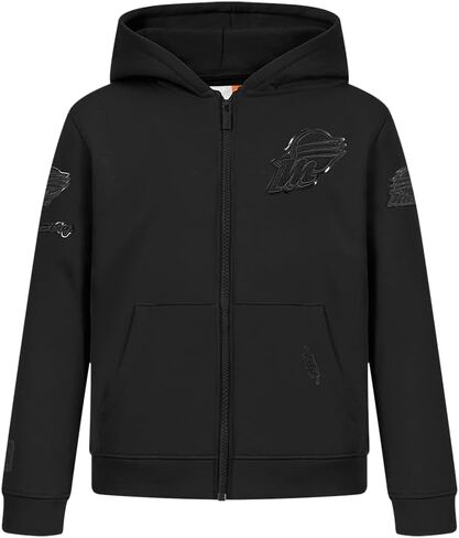 Big Boys WNBA Classic Triple Black Fleece Full Zip Hoodie in Saudi Arabia