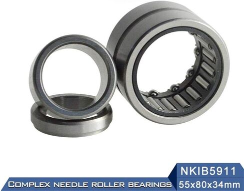 محامل أسطوانة الإبرة nkib5911 محامل مركب 55x80xc34mm rowler كرة ملامسة محمل NATB5911 NATB 5974911 محامل in Saudi Arabia