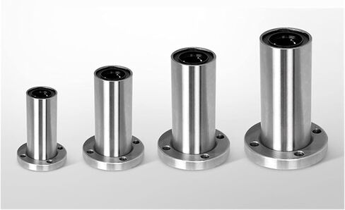 محمل خطي 1PC LMF60LUU نوع طويل مستدير شفة حافة اللزات اللوزبة المحمل الخطي للعمود الخطي CNC 3D محامل الكرة الخطية in Saudi Arabia