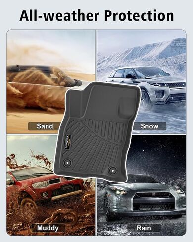 Floor Mats Custom for Dodge Hornet 2025 2024 2023 GT/GT Plus Cargo Liner with Backrest Mat All Weather TPE Rubber Full Set Floor Liners Trunk Mat for Hornet Automotive Accessories, Black in Saudi Arabia