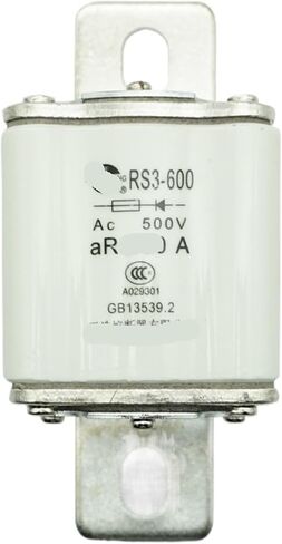 RS3-600 FUSE 500V 480A 500A 600A AR مربع أنبوب الصمامات السيراميك السريع (480A) in Saudi Arabia