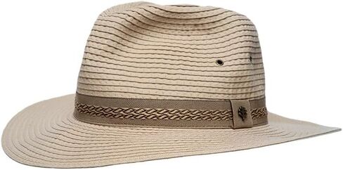 Coolibar UPF 50+ Men's Holden Packable Travel Fedora - Sun Protective in Kuwait