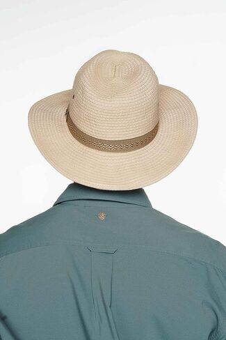 Coolibar UPF 50+ Men's Holden Packable Travel Fedora - Sun Protective in Kuwait