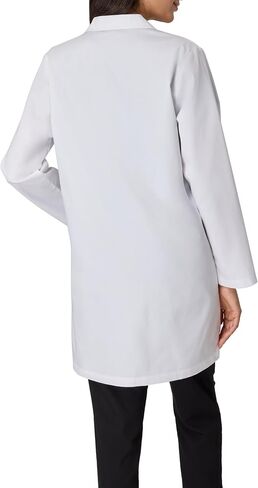 Hanes womens Scrubs Lab Coat, Healthcare Lab Coat, Scrubs Jacket With Pockets, Soil & Water Resistant in Saudi Arabia
