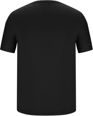 Men's Short Sleeve Tees, Summer Comfy Breathable Crew Neck Tops Loose Fit Casual Summer Solid Color Workout Tops in Kuwait